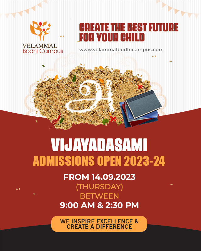 Vijayadasami Admissions Open 2023 - 2024