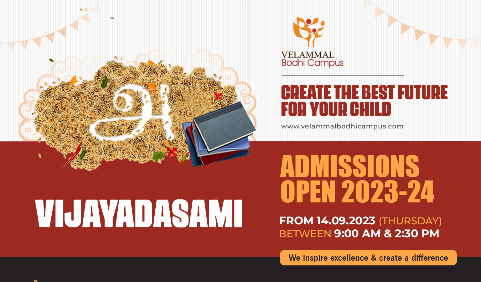 Velammal Bodhi Campus - Admissions Open